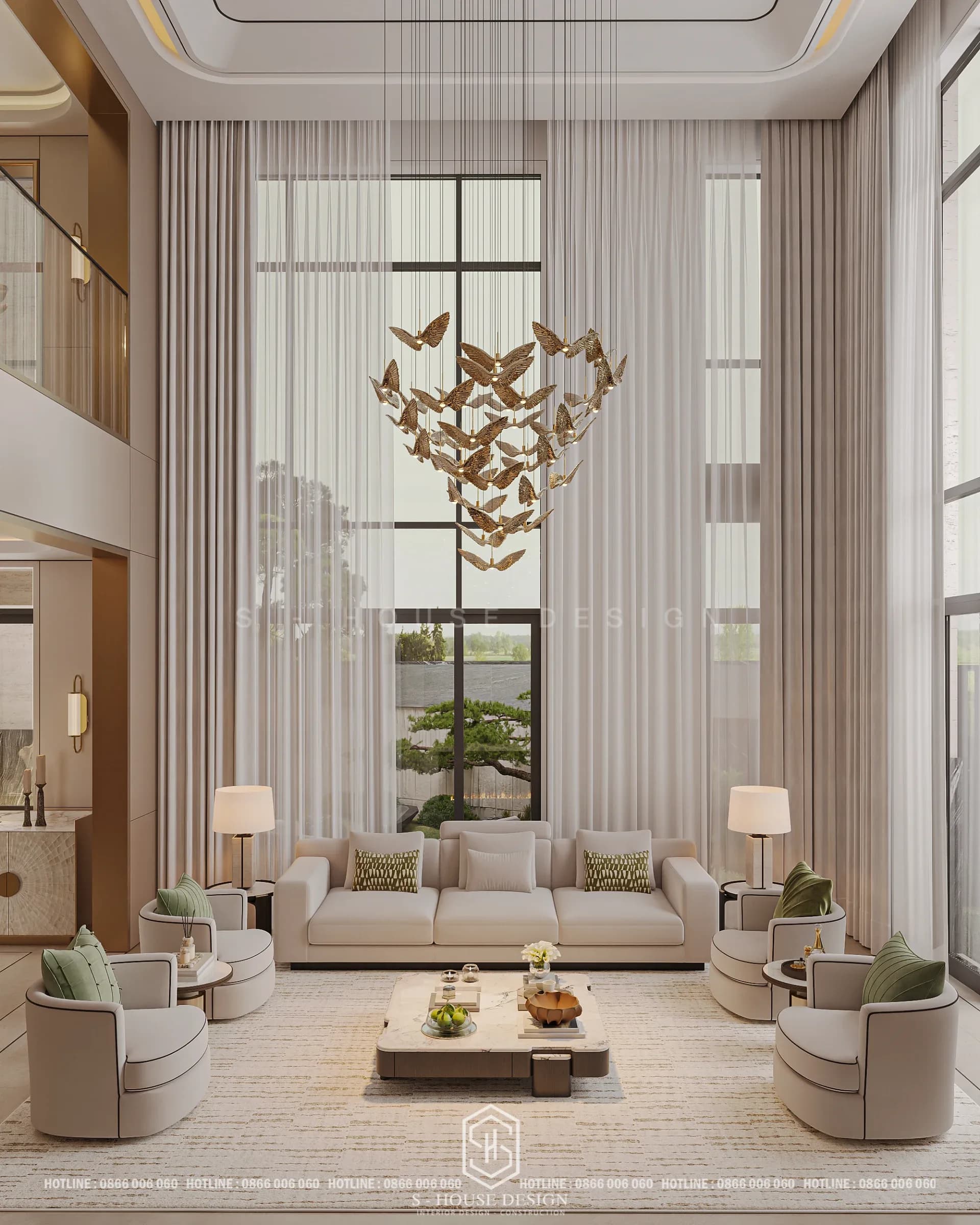 Modern villa interior design in Vinh Tan | AH Villa