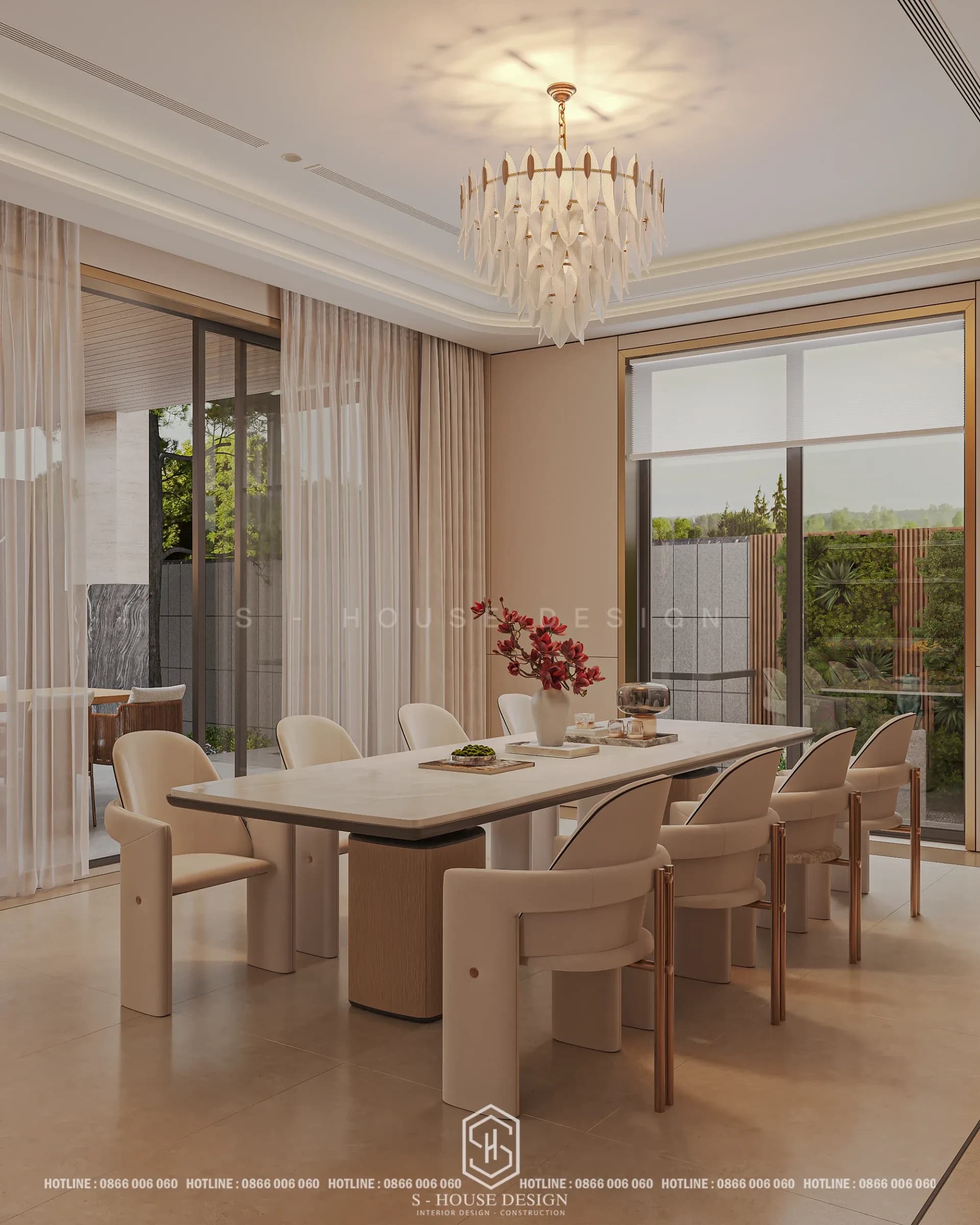 Thiết kế nội thất biệt thự hiện đại tại Vinh Tân | AH Villa