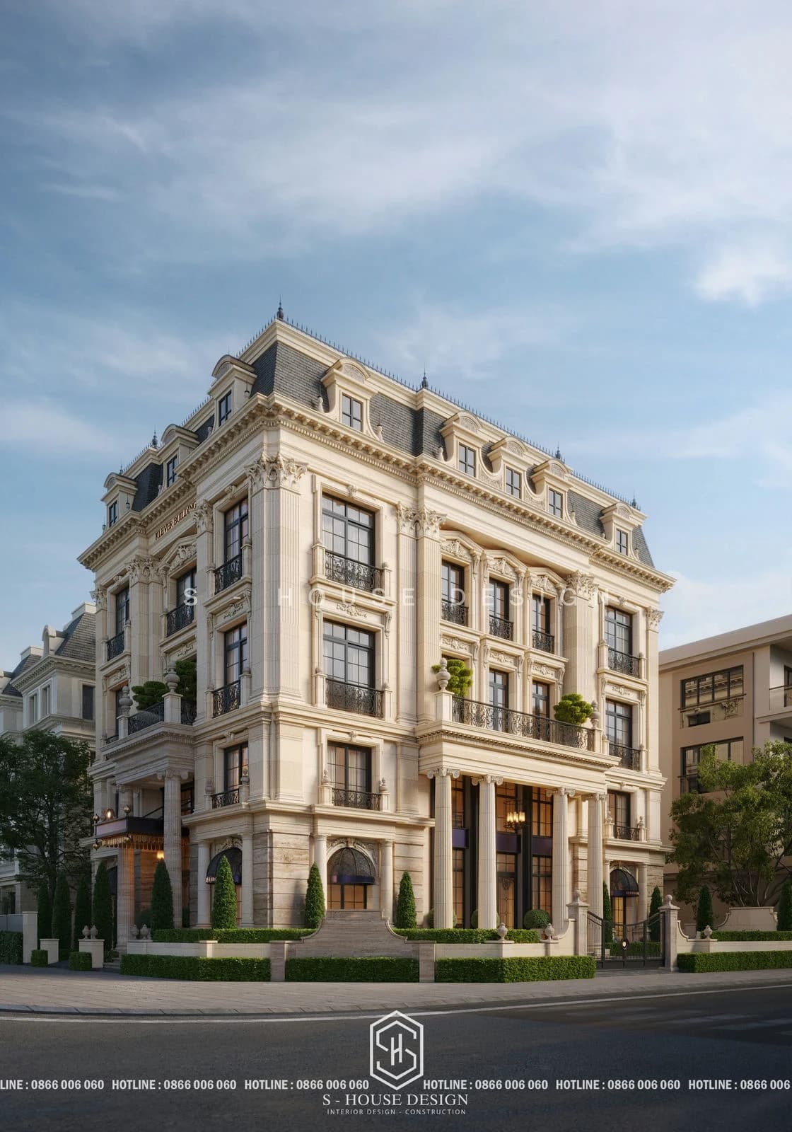 Beautiful, Classy Branded Neoclassical Office Design