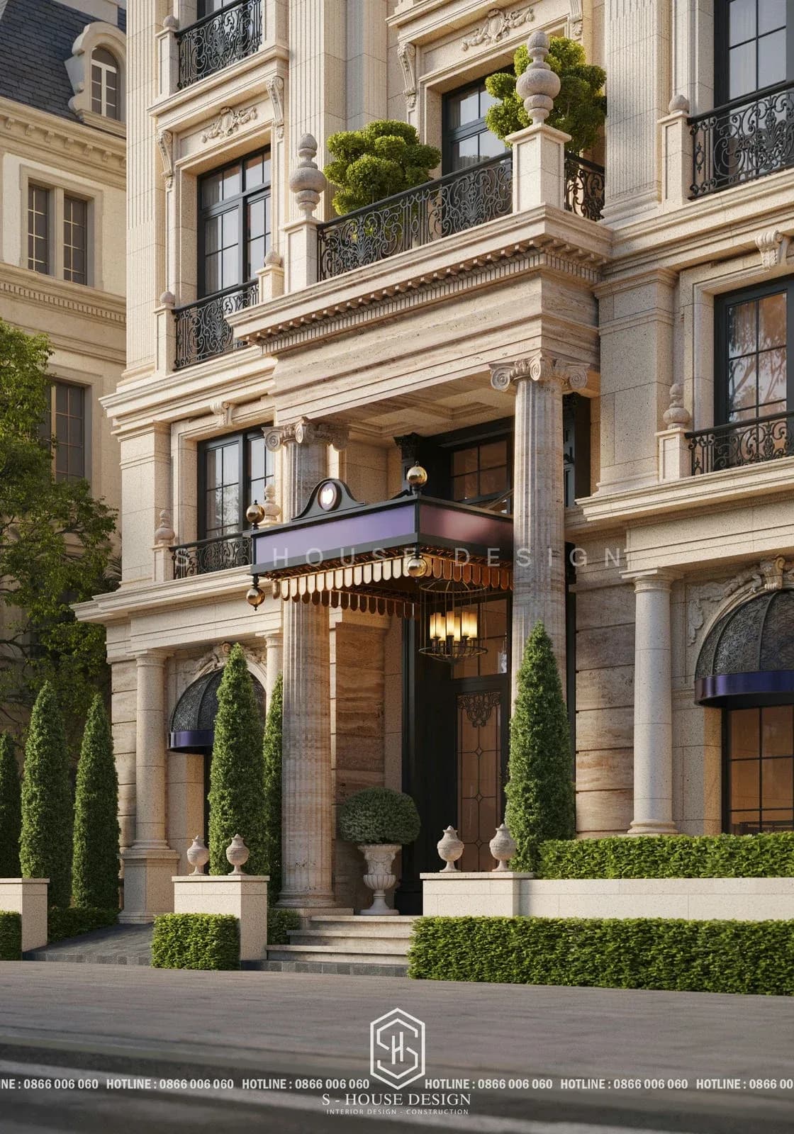 Beautiful, Classy Branded Neoclassical Office Design