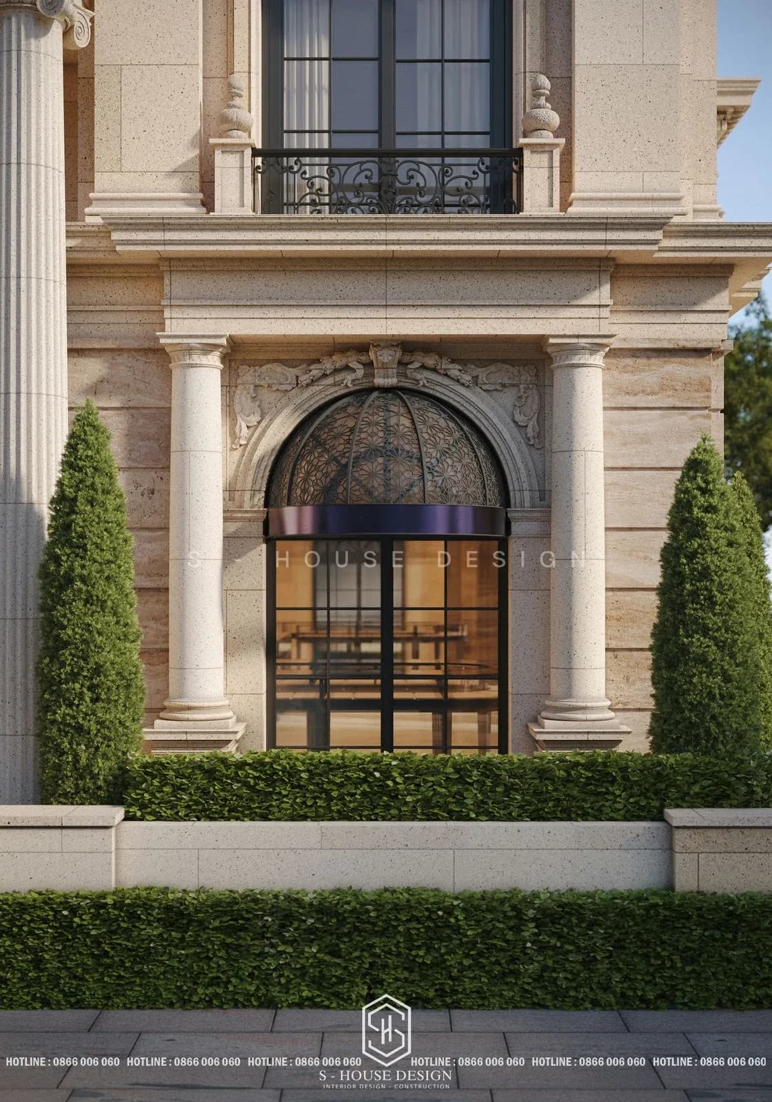 Beautiful, Classy Branded Neoclassical Office Design