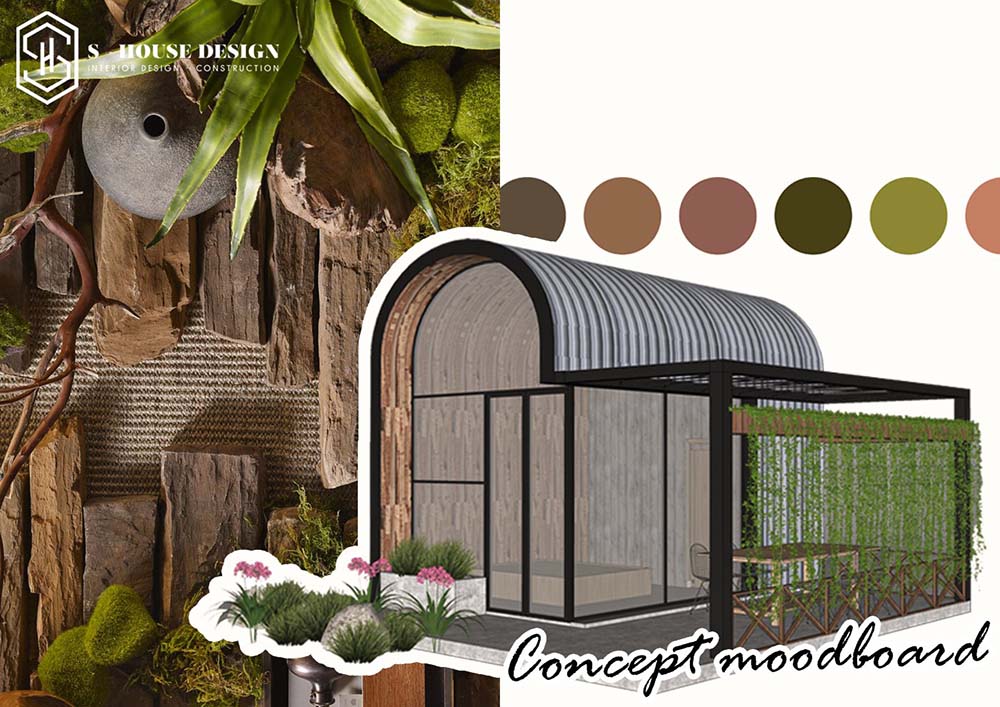 thiết kế nhà gỗ bungalow homestay farmstay