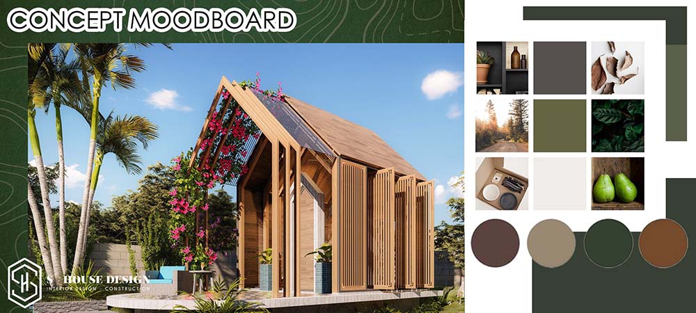 thiết kế nhà gỗ bungalow homestay farmstay