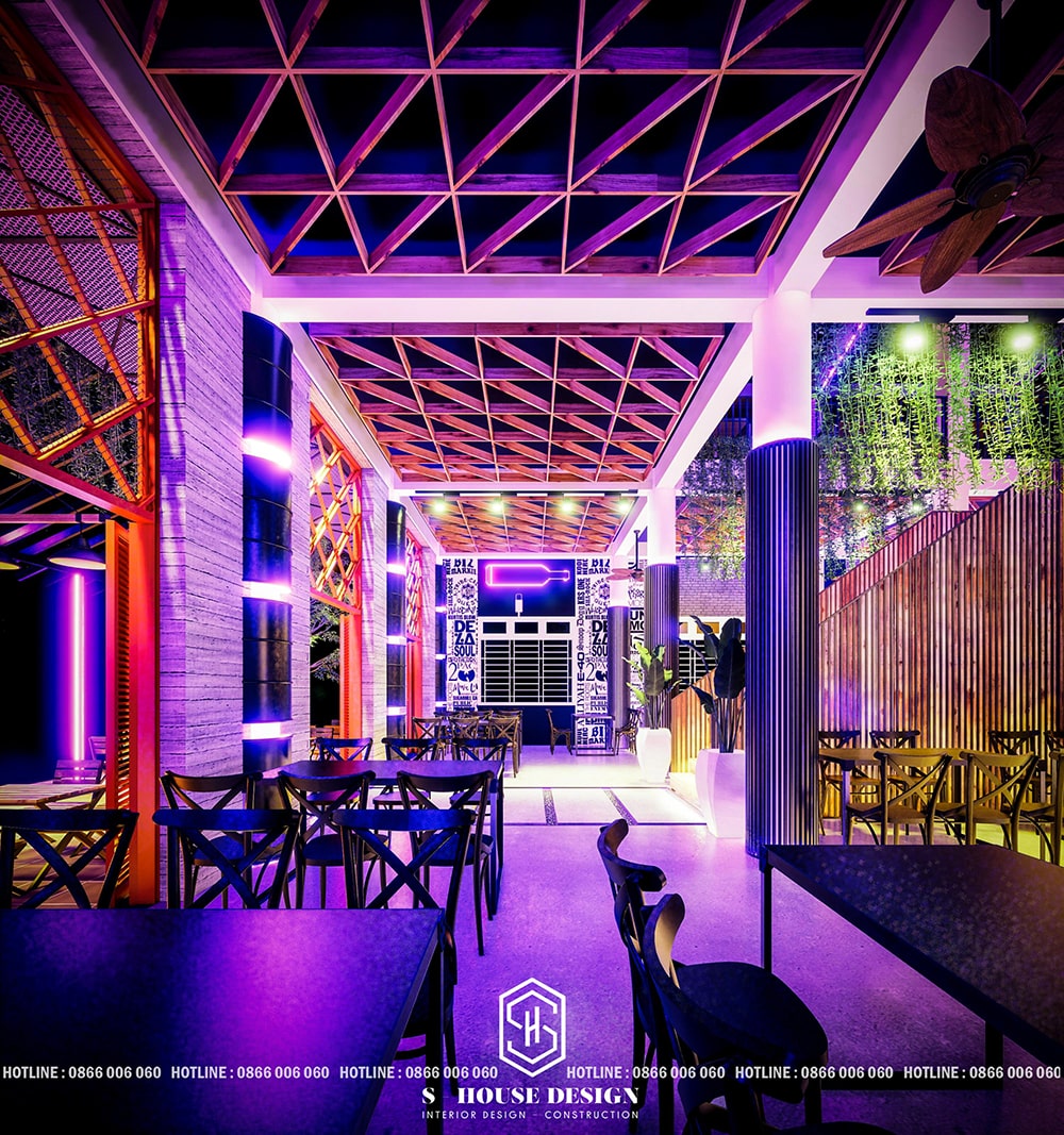 S-House chuyên thiết kế nhà hàng, quán bar, cafe, shop